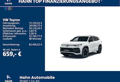 Gebraucht VW Tayron R-line 265 PS (194 kW) 2026 Weiß SUV