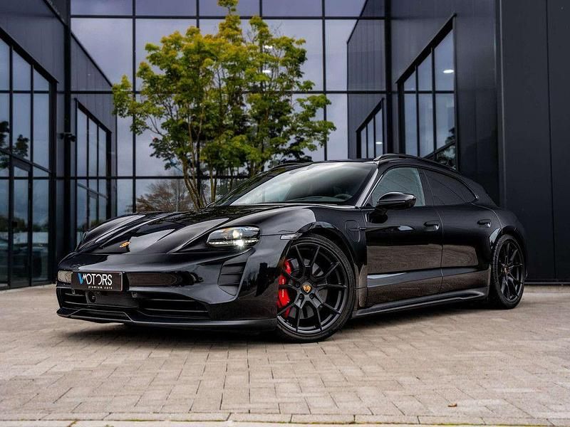 Schwarz Gebraucht 2022 Porsche Taycan GTS Sport Turismo Limousine | 75.995 € (Guter Preis) - Bild 1/4