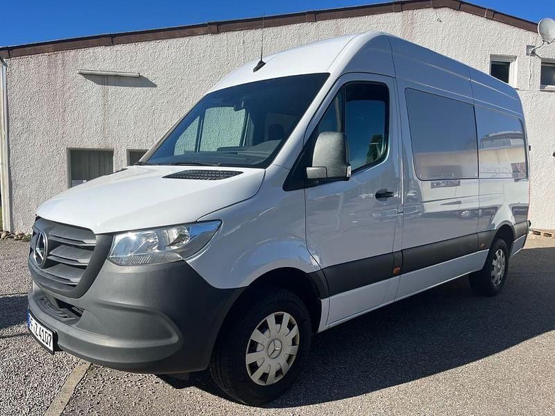 Arktikweiss Gebraucht 2020 Mercedes Sprinter Van | 23.990 € (Fairer Preis) - Bild 1/4