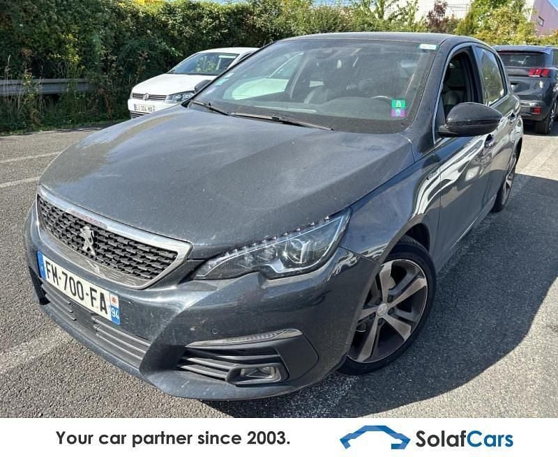 Grau Gebraucht 2019 Peugeot 308 GT-line Limousine | 10.769 € (Superpreis) - Bild 1/4