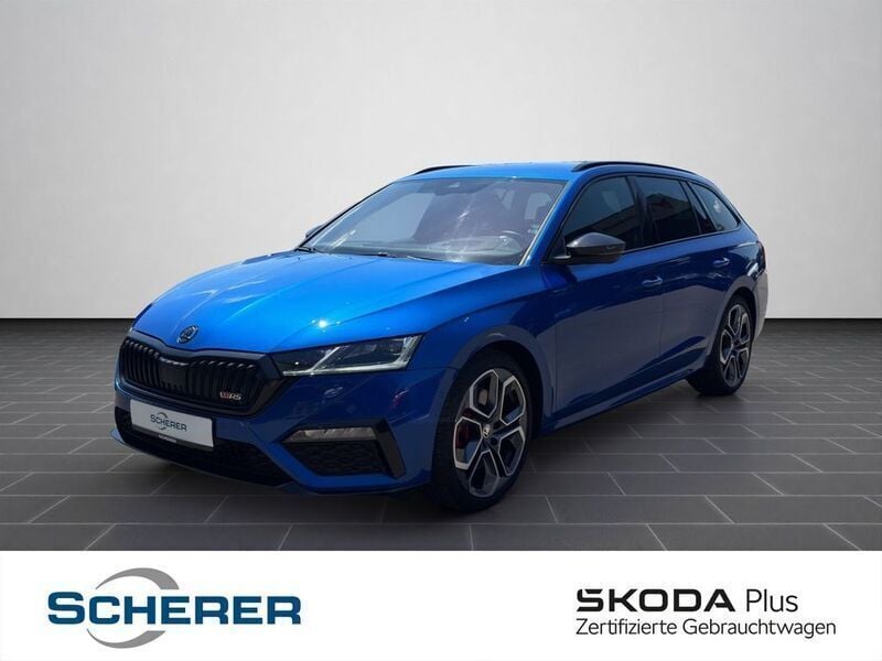 Blau Gebraucht 2021 Skoda Octavia RS Kombi | 29.500 € (Fairer Preis) - Bild 1/4
