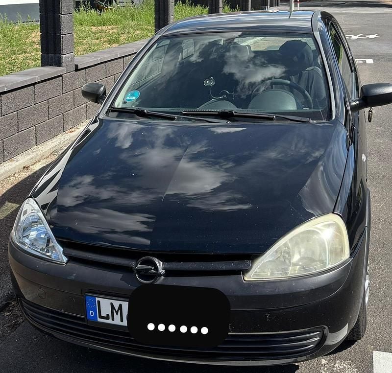 Schwarz Gebraucht 2002 Opel Corsa Kleinwagen | 1.100 € - Bild 1/3