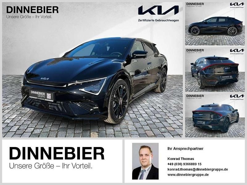 Schwarz (metallic) Neu 2025 Kia EV6 3 SUV | 58.790 € (Etwas zu teuer) - Bild 1/4