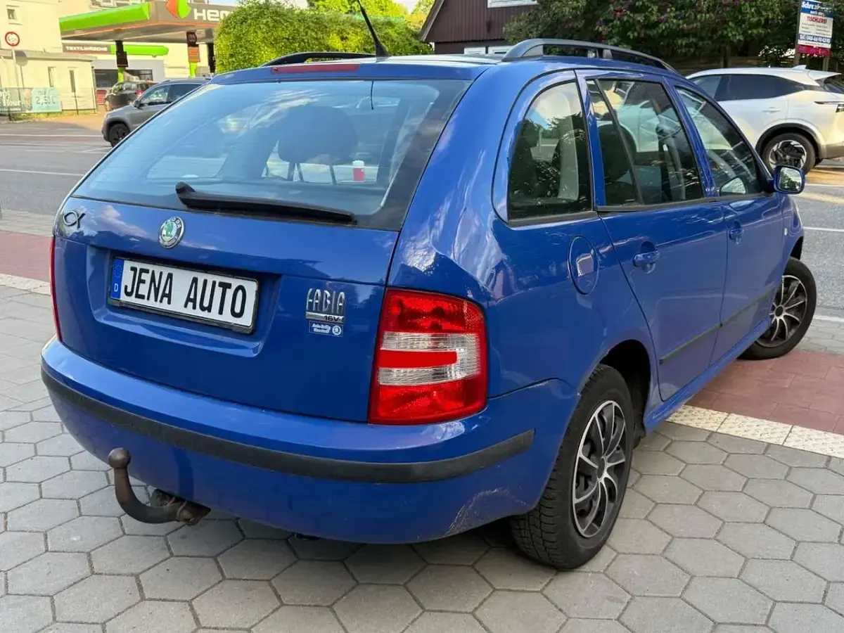 Gebraucht Skoda Fabia 75 PS (55 kW) 2007 Blau Kombi