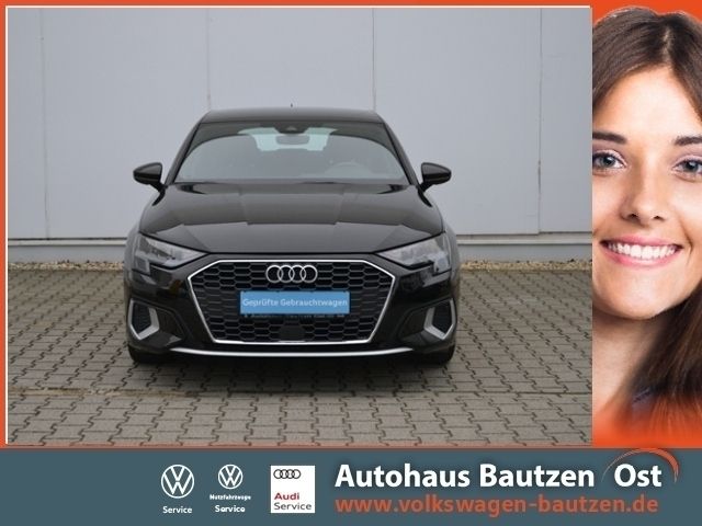 Schwarz Gebraucht 2020 Audi A3 Sportback Advanced Limousine | 25.690 € (Etwas zu teuer) - Bild 1/4