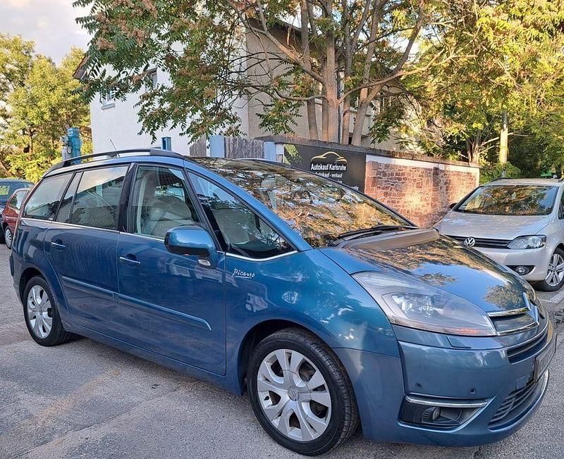 Blau Gebraucht 2009 Citroën Grand C4 Picasso Exclusive Van / Kleinbus | 6.399 € (Etwas zu teuer) - Bild 1/4
