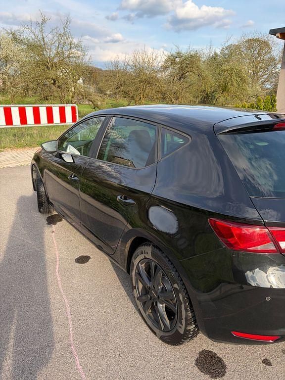 Brugt Seat Leon Style 110 HK (80 kW) 2015 Sort Sedan