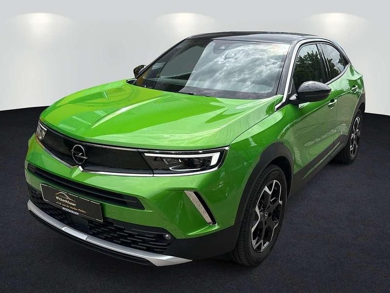 Matcha green/ikone gruen Gebraucht 2022 Opel Mokka Ultimate SUV | 17.990 € (Fairer Preis) - Bild 1/4
