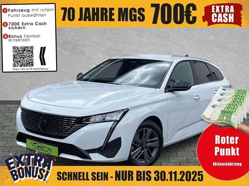 Okenit weiß metallic Gebraucht 2024 Peugeot 308 Allure Kombi | 23.480 € (Guter Preis) - Bild 1/4