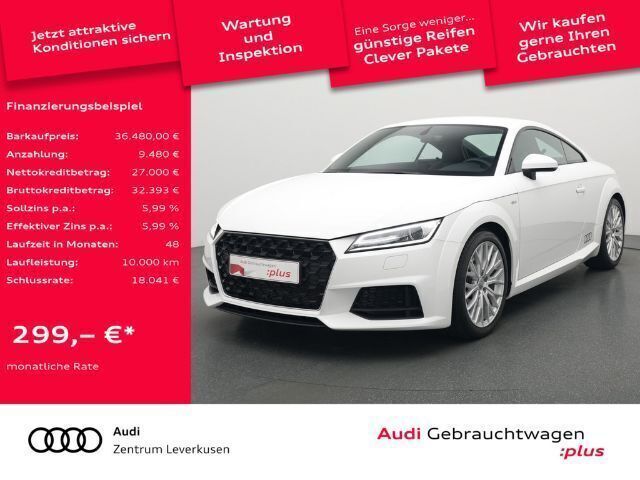 Ibisweiß Gebraucht 2023 Audi TT Design Coupé | 36.480 € (Fairer Preis) - Bild 1/4