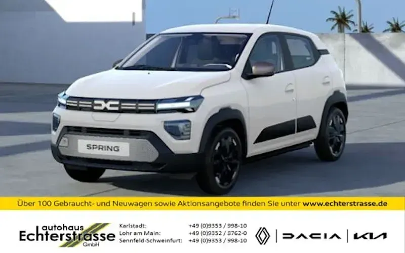 Uusi Dacia Spring Extreme 75 kW (102 HP) 2026 Valkoinen Viistoperä