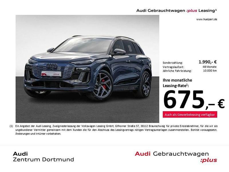 Plasmablau metallic Gebraucht 2025 Audi SQ6 e-tron Ambiente SUV | 77.559 € (Superpreis) - Bild 1/4