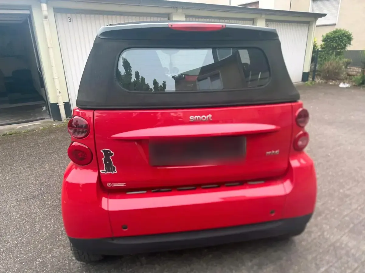 Gebraucht Smart ForTwo Cabrio 70 PS (51 kW) 2009 Rot Cabrio