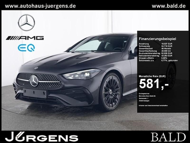 Grau graphitgrau metallic Gebraucht 2024 Mercedes CLE300 AMG Coupé | 61.290 € (Fairer Preis) - Bild 1/4