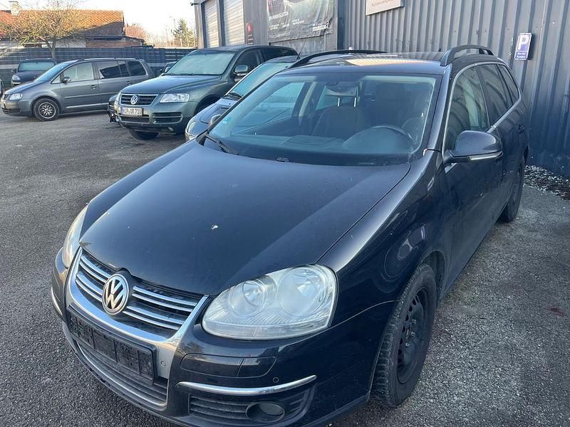 Schwarz Gebraucht 2009 VW Golf VI Comfortline Kleinwagen | 2.300 € - Bild 1/4