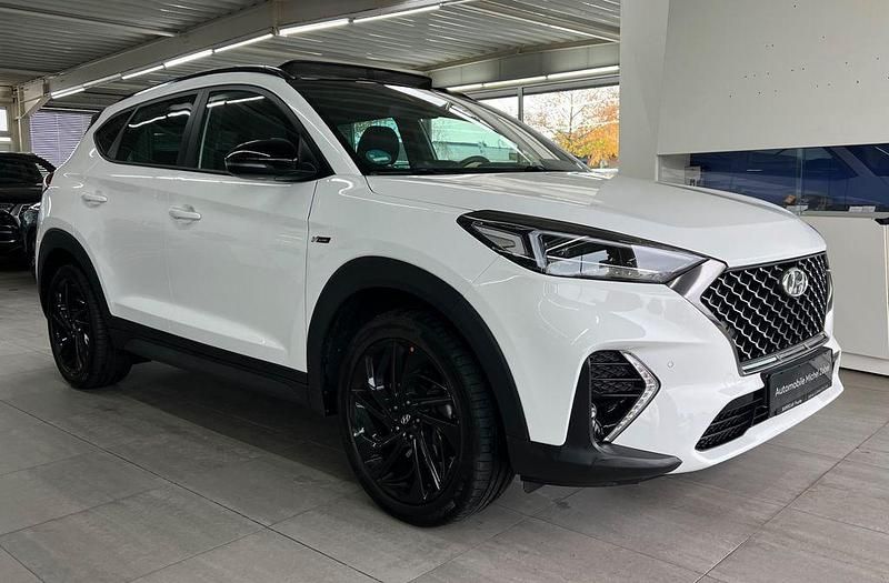 Weiß Gebraucht 2020 Hyundai Tucson N Line SUV | 22.990 € (Fairer Preis) - Bild 1/4