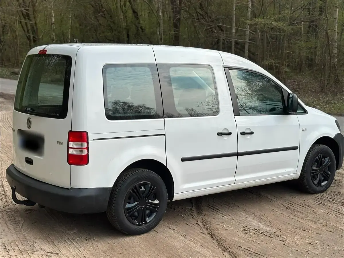 Gebraucht VW Caddy 75 PS (55 kW) 2014 Weiß Van / Kleinbus