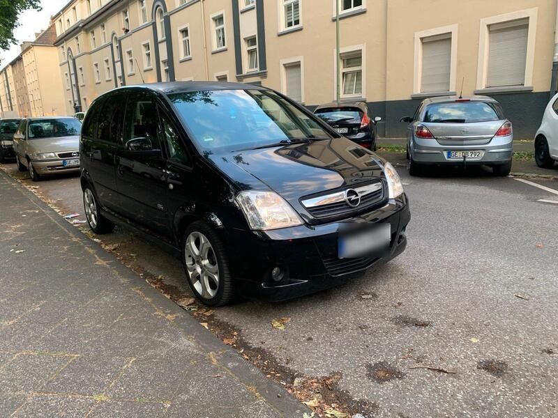 Schwarz Gebraucht 2008 Opel Meriva OPC Van / Kleinbus | 1.900 € (Guter Preis) - Bild 1/4
