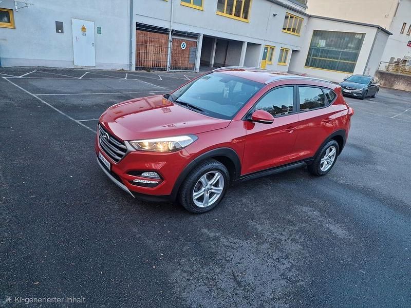Rot Gebraucht 2018 Hyundai Tucson Trend SUV | 15.795 € (Guter Preis) - Bild 1/4
