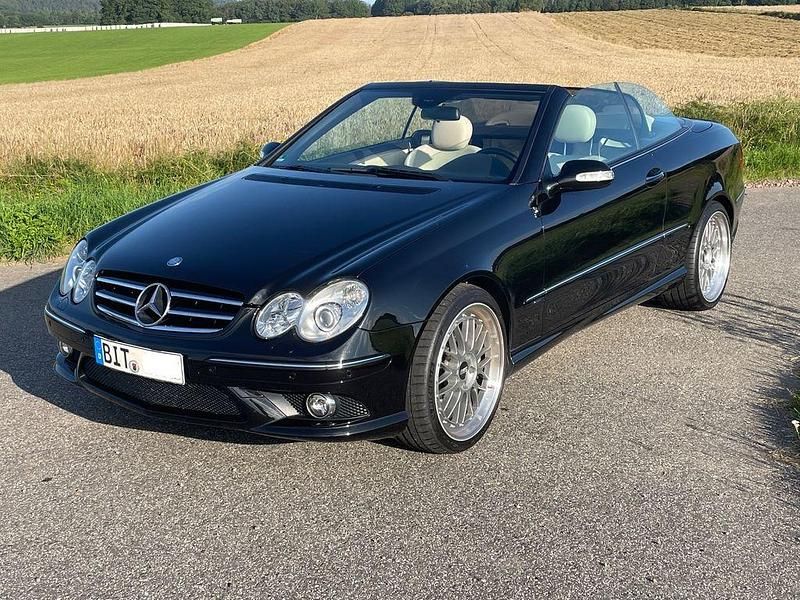 Schwarz Gebraucht 2007 Mercedes CLK280 Avantgarde Cabrio | 16.990 € - Bild 1/4
