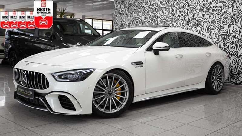 Designo diamantweiß bright Gebraucht 2020 Mercedes AMG GT 63 AMG Coupé | 90.600 € (Superpreis) - Bild 1/3