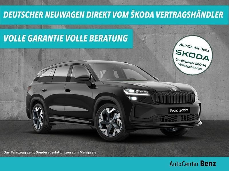 Blau Neu 2025 Skoda Kodiaq SportLine SUV | 43.990 € (Superpreis) - Bild 1/4
