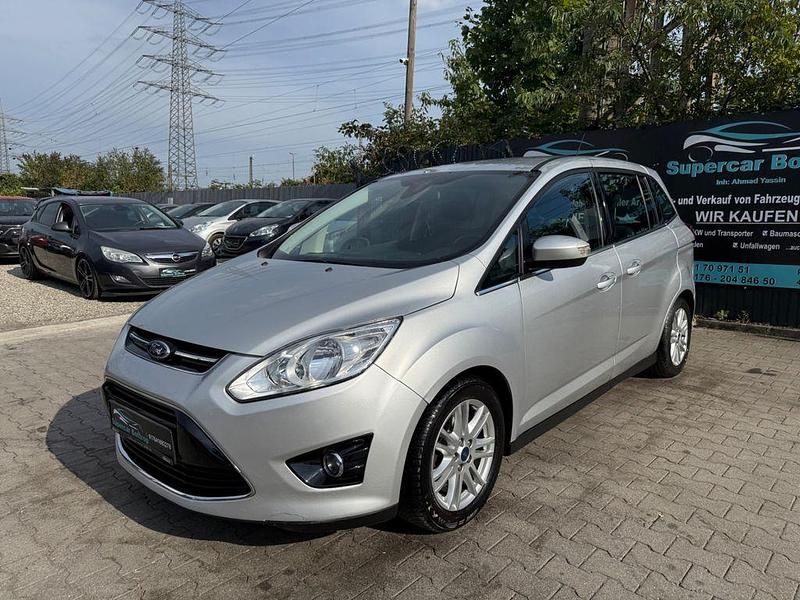 Gebraucht Ford Grand C-Max Titanium 116 PS (85 kW) 2015 Silber Van / Kleinbus