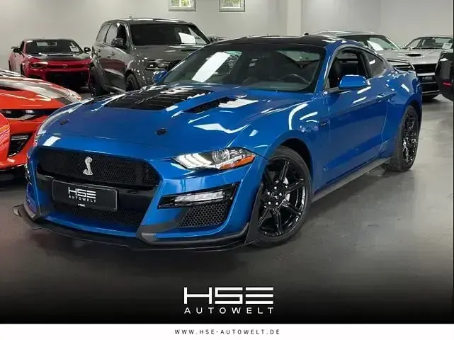 Second-hand Ford Mustang 314 CP (230 kW) 2021 Albastru Coupe