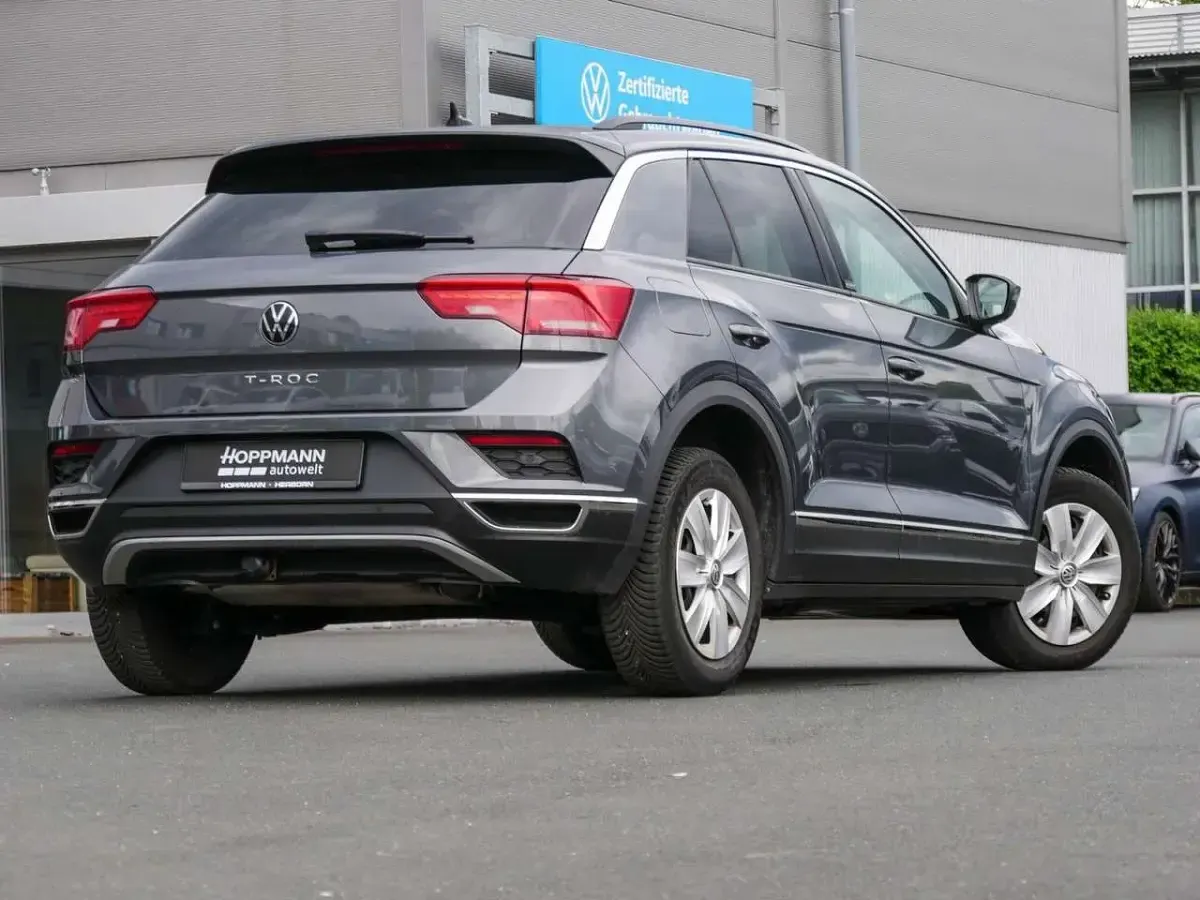 Brugt VW T-Roc Active 110 HK (80 kW) 2021 Grå SUV