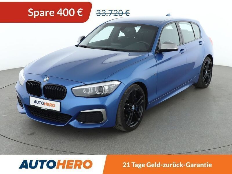 Blau Gebraucht 2018 BMW M140 M Sport Limousine | 33.320 € (Fairer Preis) - Bild 1/3