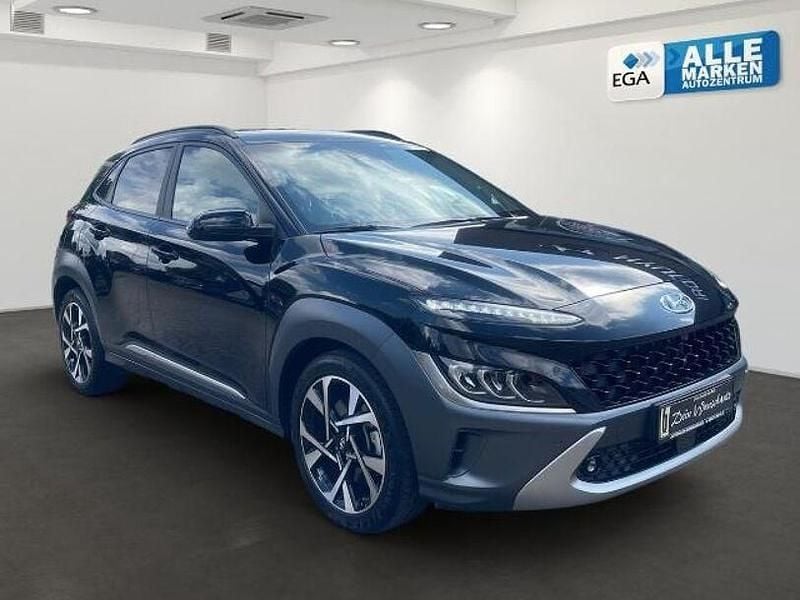Schwarz metallic Gebraucht 2022 Hyundai Kona N Line SUV | 23.700 € (Guter Preis) - Bild 1/4