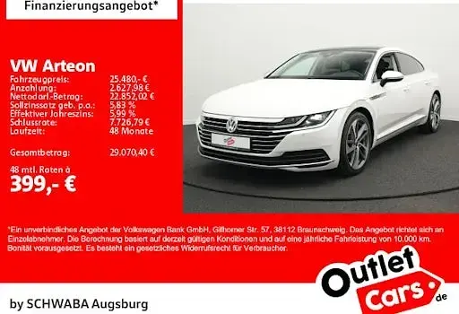 Gebraucht VW Arteon Elegance 190 PS (139 kW) 2018 Weiß Kleinwagen