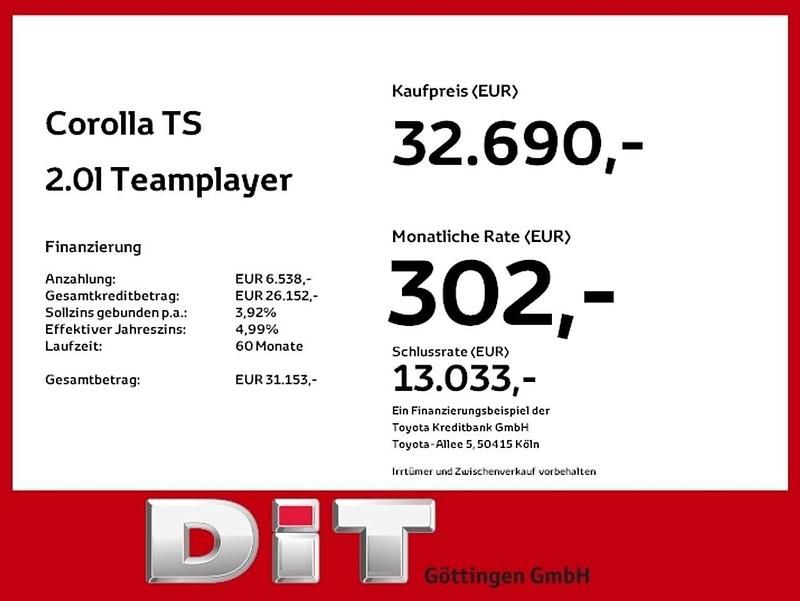 Neu Toyota Corolla 178 PS (130 kW) 2026 Schneeweiß Kombi