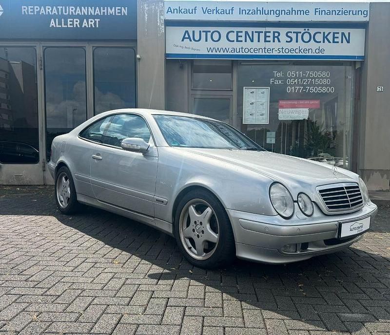 Silber Gebraucht 2000 Mercedes CLK430 Avantgarde Coupé | 8.400 € - Bild 1/4