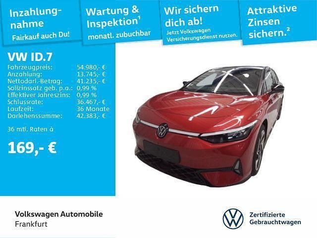 Kings red metallic Gebraucht 2025 VW ID.7 GTX Limousine | 52.480 € (Etwas zu teuer) - Bild 1/4