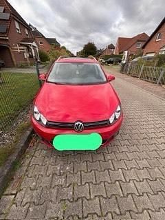 Rot Gebraucht 2012 VW Golf VI Kombi | 2.500 € (Superpreis) - Bild 1/4