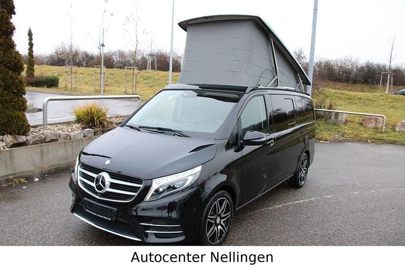 Obsidianschwarz metallic Gebraucht 2017 Mercedes V250 Marco Polo Van / Kleinbus | 43.990 € (Teuer) - Bild 1/4