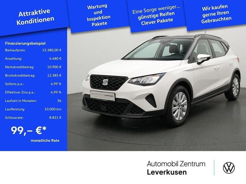 Candy weiss Gebraucht 2023 Seat Arona Style SUV | 15.380 € (Guter Preis) - Bild 1/4