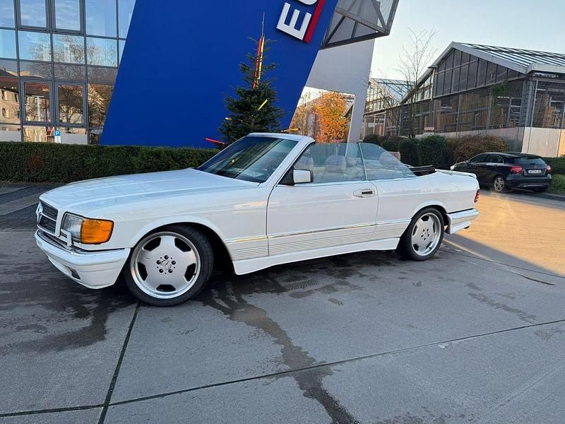 Weiß Gebraucht 1985 Mercedes 500 AMG Cabrio | 38.900 € - Bild 1/4