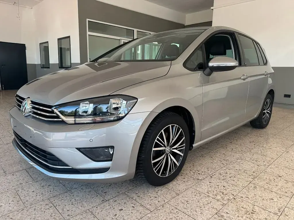 Gebraucht VW Golf Sportsvan Allstar 110 PS (80 kW) 2016 Silber Van / Kleinbus