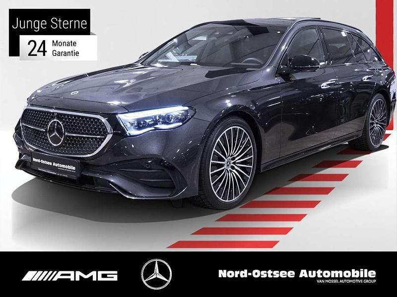 Metalliclack graphitgrau Gebraucht 2024 Mercedes E220 Premium Kombi | 57.890 € (Teuer) - Bild 1/4