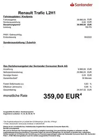 Brugt Renault Trafic Life 150 HK (110 kW) 2022 Grå MPV