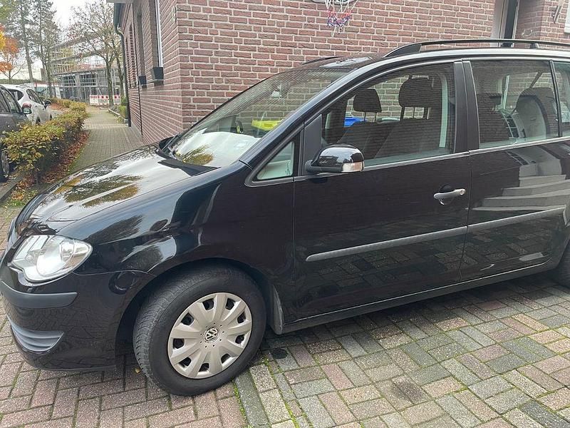 Gebraucht VW Touran Conceptline 105 PS (77 kW) 2007 Schwarz Van / Kleinbus