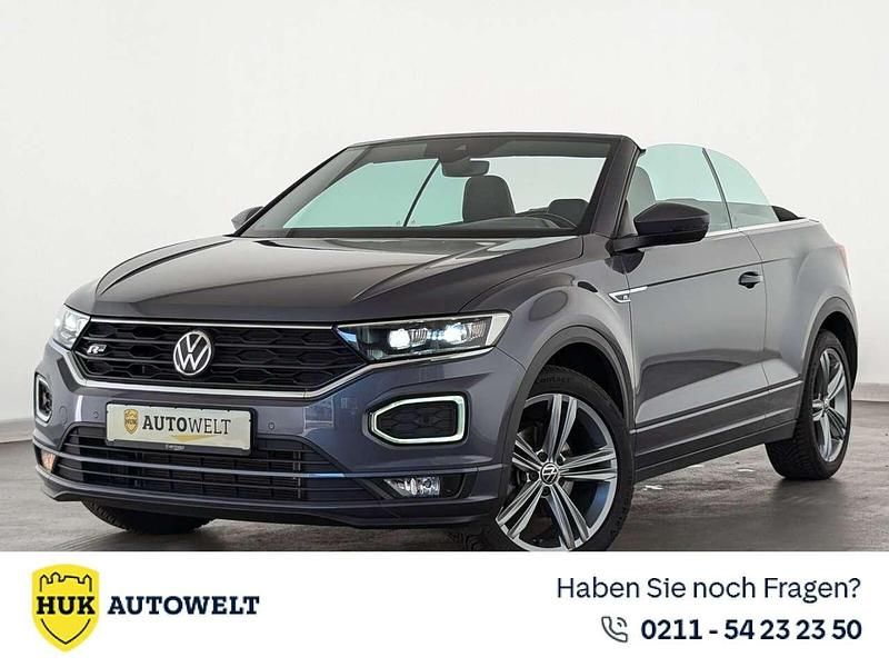 Grau Gebraucht 2022 VW T-Roc Cabriolet R-line Cabrio | 25.960 € (Superpreis) - Bild 1/3