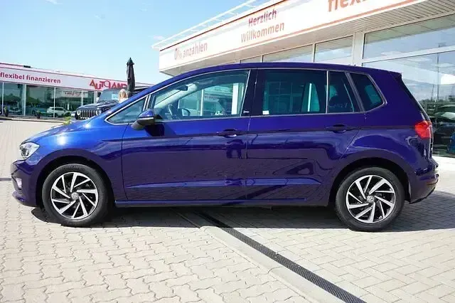 Gebraucht VW Golf Sportsvan Sound 110 PS (80 kW) 2017 Blau Van / Kleinbus