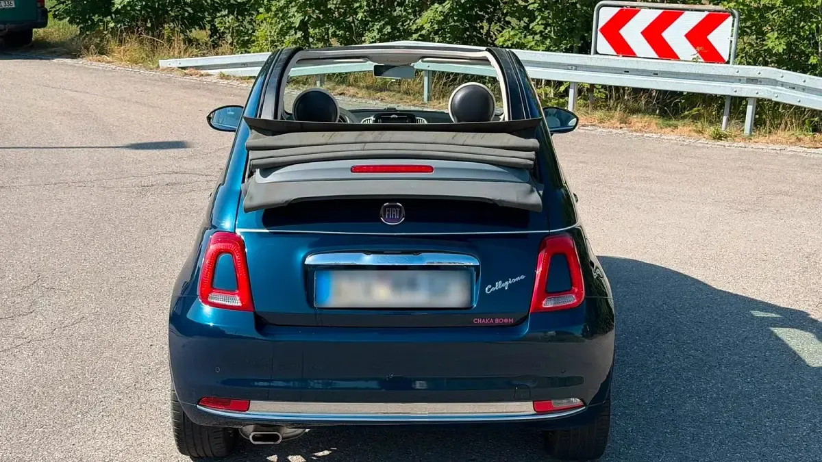 Gebraucht Fiat 500C Collezione 69 PS (50 kW) 2018 Blau Cabrio