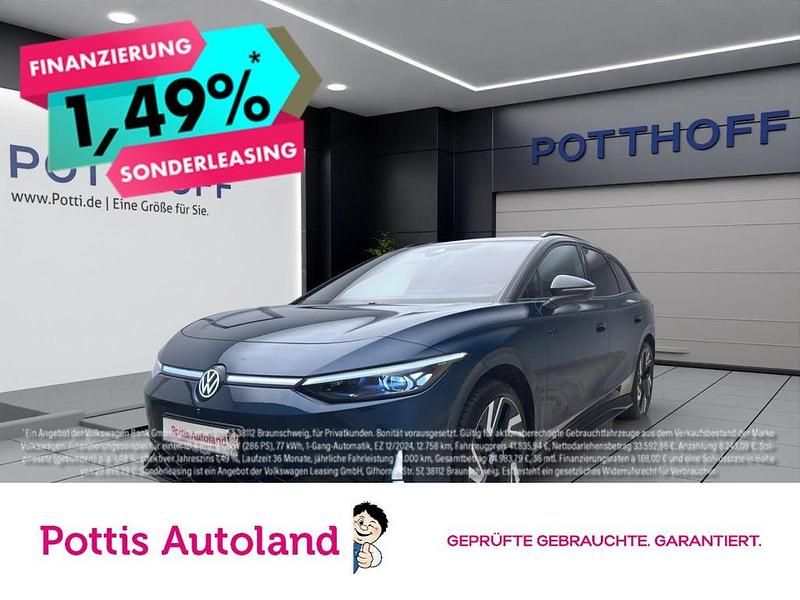 Blau Gebraucht 2025 VW ID.7 GTX Limousine | 53.777 € - Bild 1/4