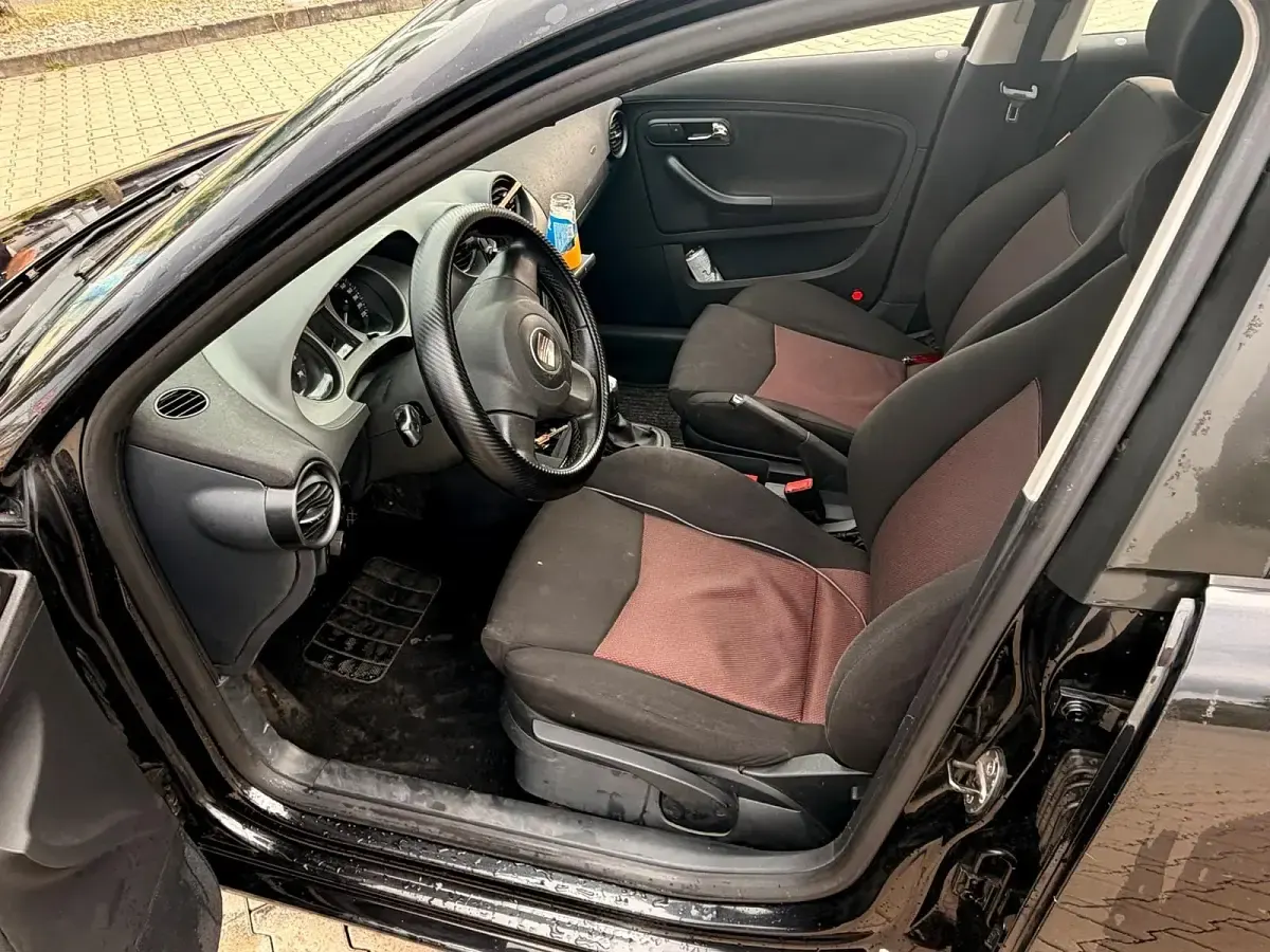 Gebraucht Seat Ibiza 2007 Schwarz Kleinwagen