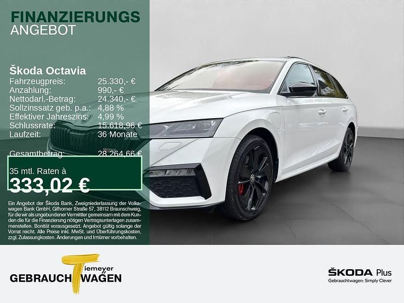 Candyweiss Gebraucht 2022 Skoda Octavia RS Kombi | 25.330 € (Guter Preis) - Bild 1/4
