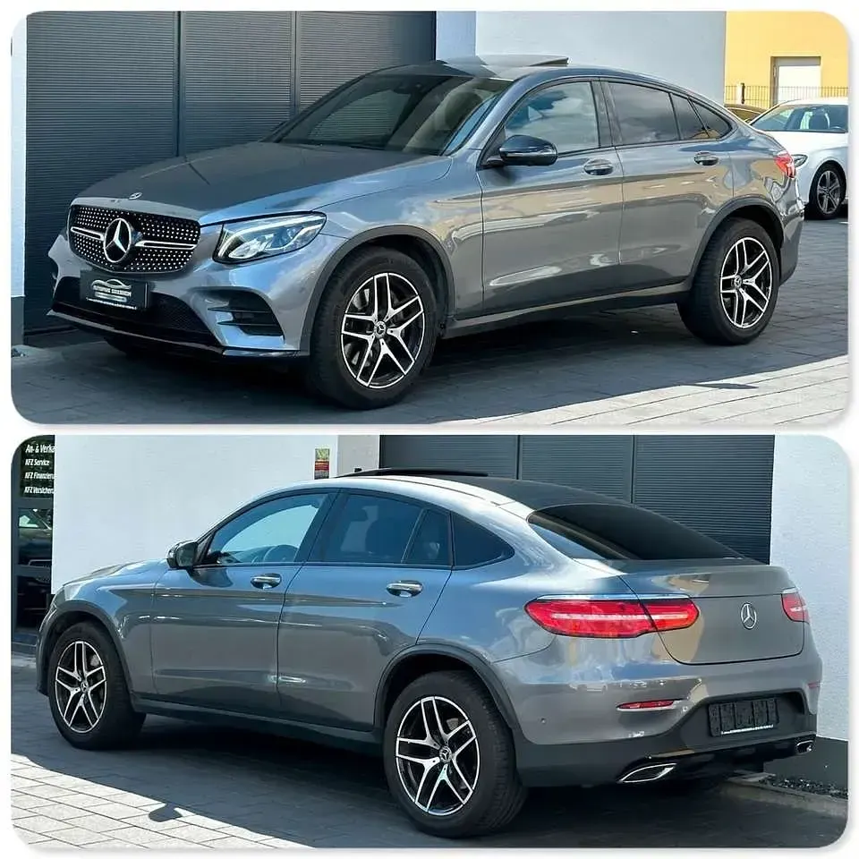 Gebraucht Mercedes GLC250 AMG 204 PS (150 kW) 2019 Selenitgrau Coupé